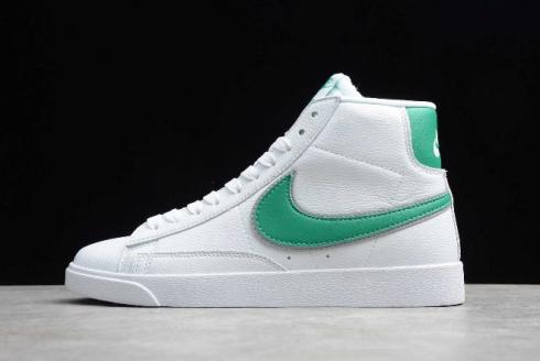 2019 Nike Blazer Mid QS HH Beyaz Yeşil Yelken CJ6101 103,ayakkabı,spor ayakkabı