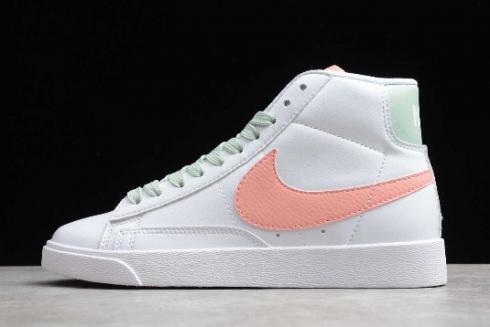 2019 Dame Nike Blazer Mid Vintage Sued White Bleached Coral 917862 605