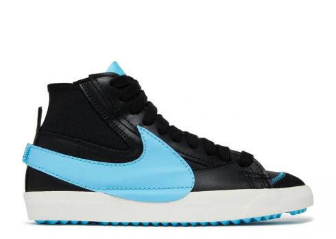 *<s>Buy </s>Nike Blazer Mid 77 Jumbo Black Baltic Blue Sail FD0278-001<s>,shoes,sneakers.</s>