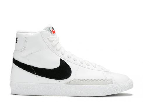 Nike Blazer Mid Gs สีขาว สีดำ CZ7531-100