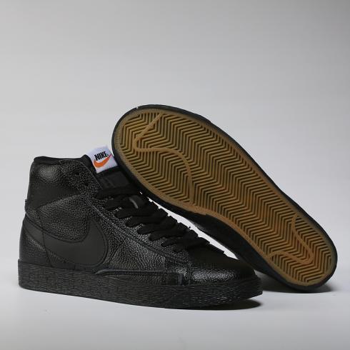 Nike Blazer Mid Lifestyle Shoes Black All