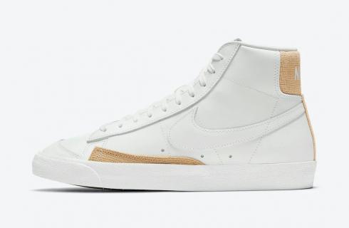 Туфли Nike SB Blazer Mid Burlap Summit White Gum Shoes DD9680-100