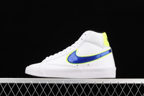 *<s>Buy </s>Nike SB Blazer Mid GS White Racer Blue Volt DB4677-100<s>,shoes,sneakers.</s>
