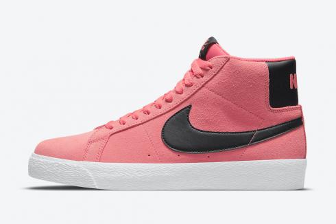Nike SB Blazer Mid Pink Sort Hvid 864349-601