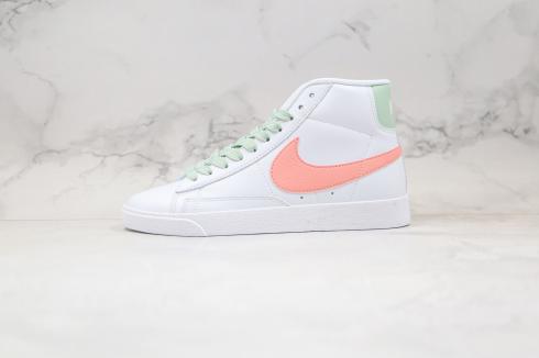 Nike Női SB Blazer Mid Vintage Velúr Fehér Rózsaszín Zöld AV9376-605