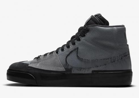 Nike Zoom Blazer Mid Edge SB Iron Grey Black Shoes DA2189-001