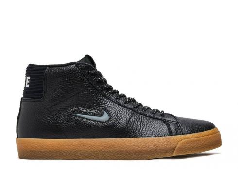 Nike Zoom Blazer Mid Premium Sb Siyah Sakız Jewel Açık Beyaz Kahverengi CU5283-001,ayakkabı,spor ayakkabı
