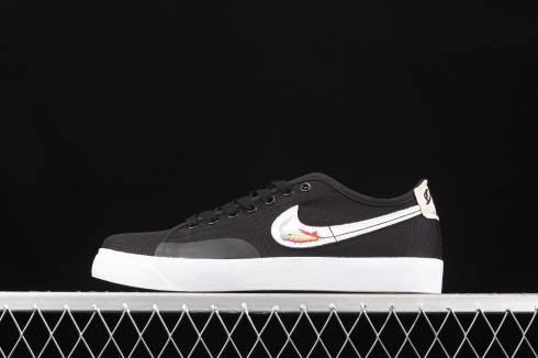 Nike SB Blazer Court DVDL fekete-fehér barna cipőt CZ5605-212