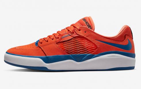 Nike SB Ishod Wair Premium Orange Blå Jay Orange Sort Hvid DZ5648-800