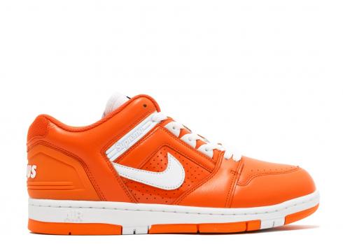 Nike Sb Af2 Low Supreme Oranje Wit Blaze AA0871-818