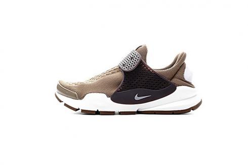 Nike Sock Dart Cargo Khaki White Mens Running Shoes 819686-200