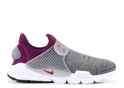Sock Dart Tech Fleece Heather Grey Mlbrry Cool 834669-006