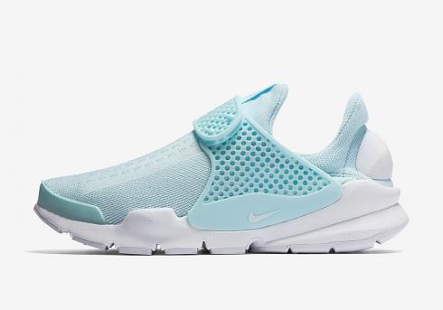 Womens Nike Sock Dart Glacier Blue White Womens Shoes 848475-403