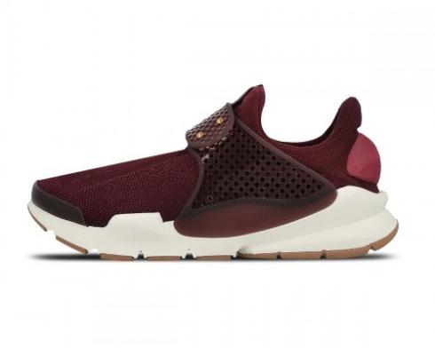 Womens Nike Sock Dart SE Night Maroon White Gum Light Brown 848475-600