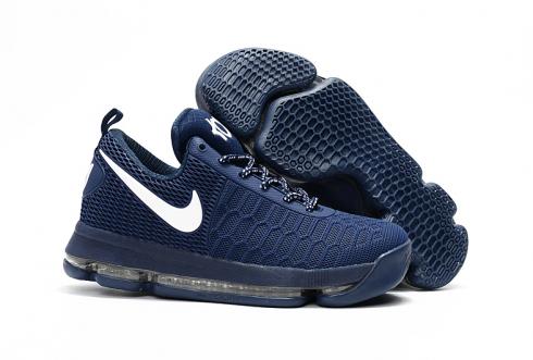 Sepatu Pria Nike Zoom KD 9 EP IX Navy Blue White KPU