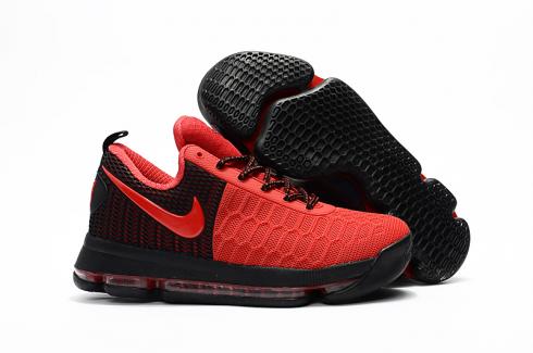 Nike Zoom KD 9 EP IX รองเท้าผู้ชายสีแดงสีดำ KPU