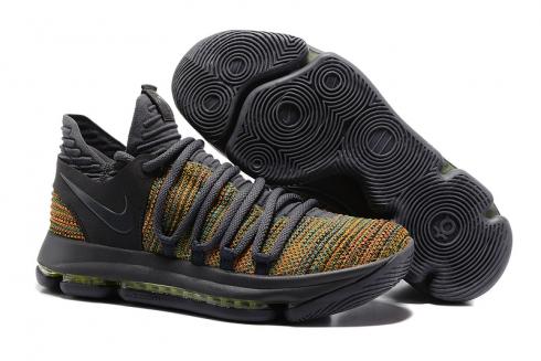 Zapatillas de baloncesto Nike Zoom KD X 10 para hombre de color gris oscuro