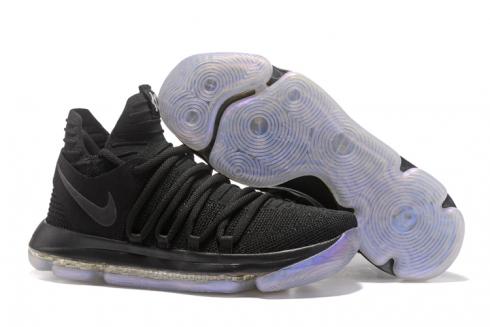 Nike Zoom KD X 10 Chaussures de basket-ball pour hommes Noir Tout