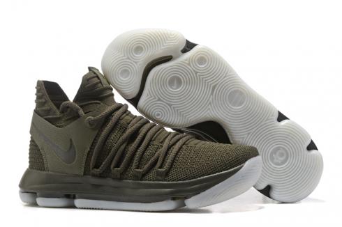 Nike Zoom KD X 10 Chaussures de basket-ball pour hommes Camo Green All