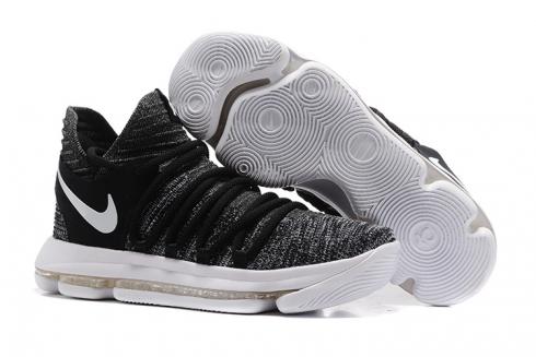 Giày bóng rổ nam Nike Zoom KD X 10 Xám Trắng 897815-001