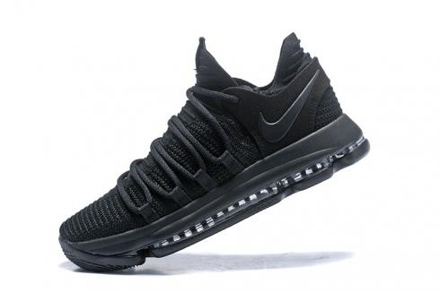 Nike KD 10 Triple Black รองเท้าบาสเก็ตบอลบุรุษ 897816 004