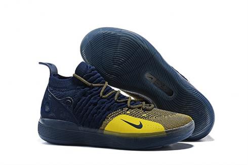 Nike Zoom KD 11 Biru Tua Kuning AO2605