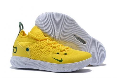 Nike Zoom KD 11 สีเหลืองสีเขียว AO2605 500