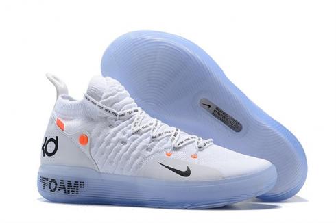 Off White X Nike Zoom KD 11 Trắng Đen AO2605