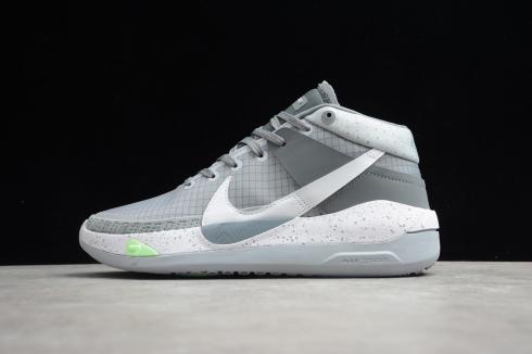 2020 Nike Zoom KD 12 EP Cinza Branco Preto Mens Sapatos CK6017-001