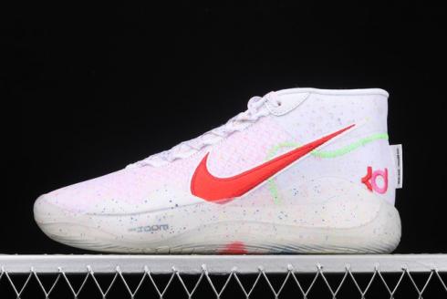 2020 Nike Zoom KD 12 EP bijele višebojne crvene AR4230 118