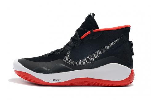 новые баскетбольные кроссовки Nike Zoom KD 12 EP Black Red White Kevin Durant AR4230-016