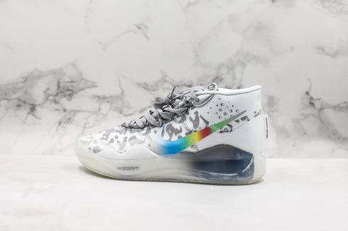 New Nike Zoom KD 12 EP White Multi Color AR4230-106