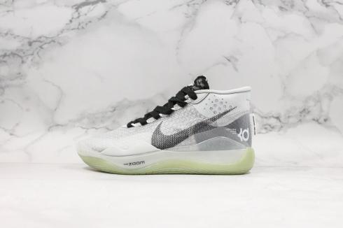 Nike Zoom KD12 EP Beyaz Gri Siyah AR4230-701,ayakkabı,spor ayakkabı