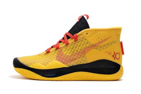 Nike Zoom KD 12 EP Bruce Lee Amarelo Vermelho Preto Tênis de basquete AR4230-516