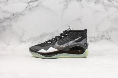 รองเท้าบาสเก็ตบอล Nike Zoom KD 12 EP สีเทา สีดำ สีเขียว AR4230-109