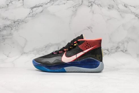 Nike Zoom KD 12 EP Kevin Durant Siyah Kırmızı Mavi Ayakkabı AR4230-901 .