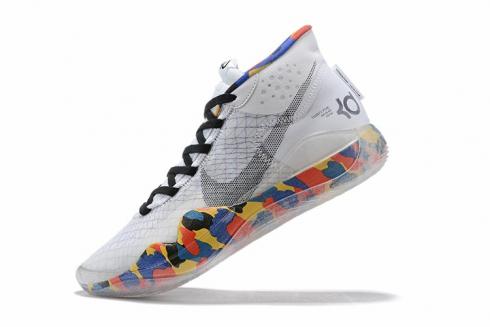 basketbalové topánky Nike Zoom KD 12 The Day One White Metallic Multi Color Durant AR4230-101