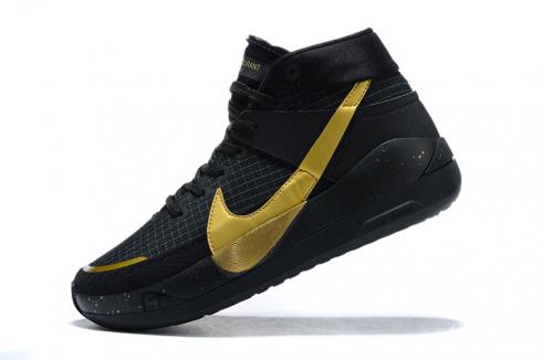 2020 Nike Zoom KD 13 EP preto metálico ouro tênis de basquete online CI9949-007