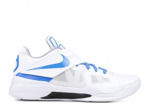 Nike KD 4 Thunderstruck 白色照片藍狼灰黑 AQ5103-100