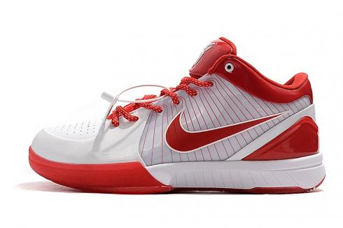 2020 košarkarske copate Nike Zoom Kobe IV 4 Ace Lower Merion White Red Bryant 344335-161