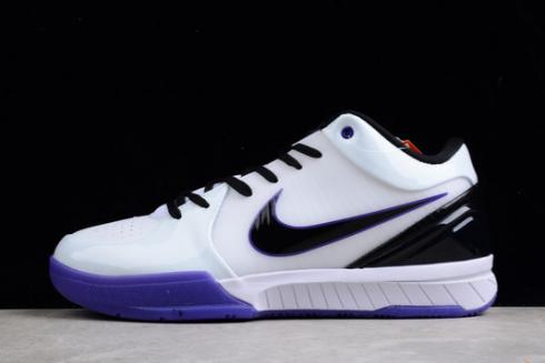Nike Zoom Kobe 4 IV Inline White Black Varsity Purple 344335-101