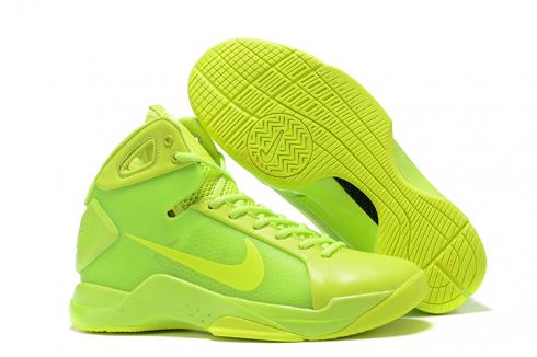 Nike Zoom Kobe IV 4 High Pria Sepatu Basket Sneaker Kuning Muda