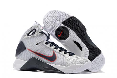 Giày Nike Zoom Kobe IV 4 High Men Giày Sneaker Trắng Xám Mát
