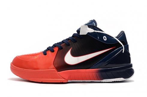 Undefeated x Nike Zoom Kobe IV 4 USA Bleumarin Roșu Bryant Pantofi de baschet 344335-406