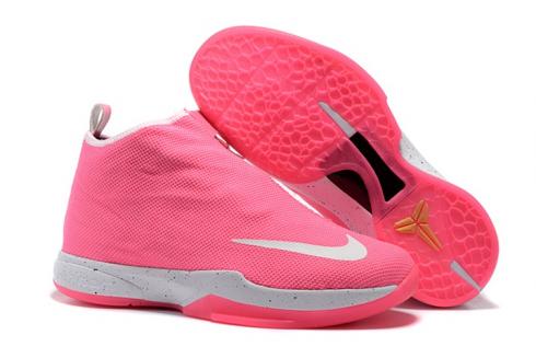 Nike Zoom Kobe Icon Jacquard Men Casual Shoes Pink White 818583