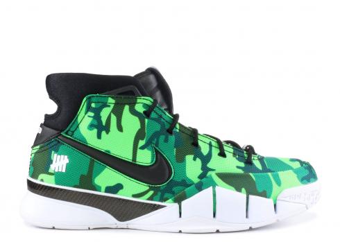 Nike Kobe 1 Protro Undefeated Green Camo Silverlake Multi Rage Color Black Green BV1207-903