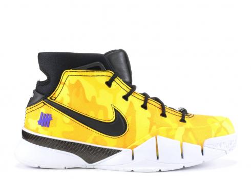 Undefeated X Zoom Kobe 1 Protro Lebron James Pe Purple Black Gold BV1207-901