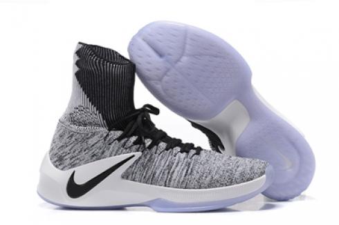 Nike Zoom Kobe Elite High Sepatu Pria Sneaker Basket Keren Abu-abu Hitam Putih