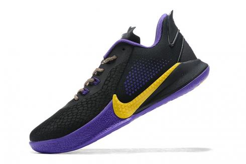 Баскетбольные кроссовки Nike Kobe Mamba Fury Lakers Black Purple Yellow Kobe Bryant 2020 CK2087-085