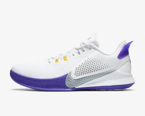 Nike Zoom Kobe Mamba Fury Lakers Home White Field Purple CK2087-101